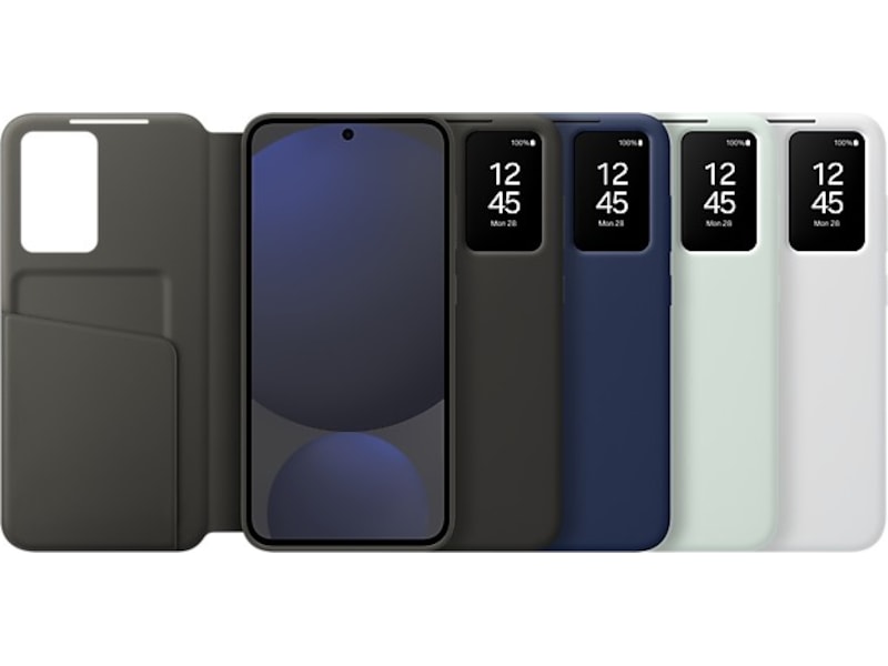 Samsung Galaxy S24 FE Smart View lommebokdeksel (sort) Deksel til mobiltelefon