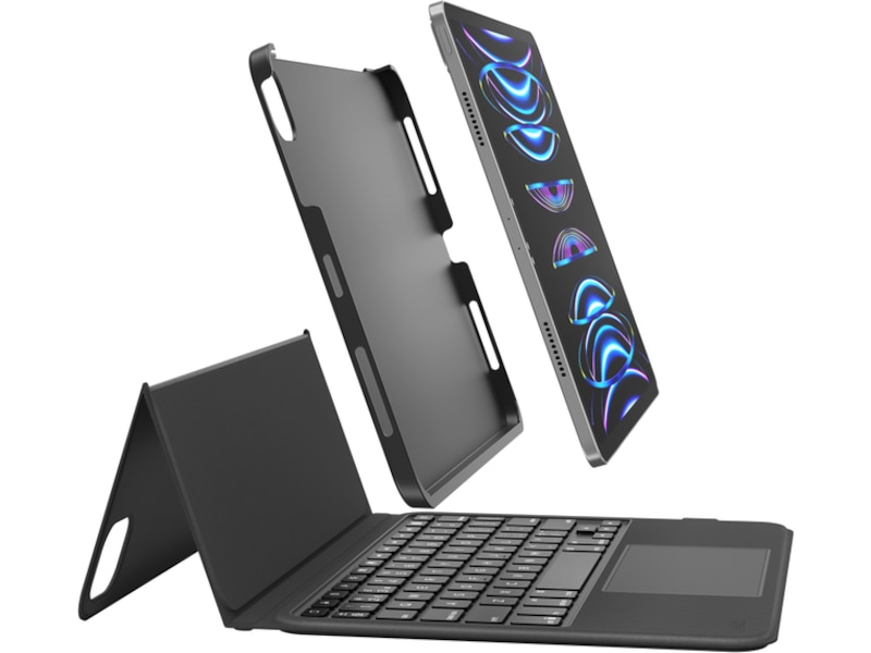 Belkin iPad Air / Pro Everyday tastaturdeksel (sort) Tastatur og stylus