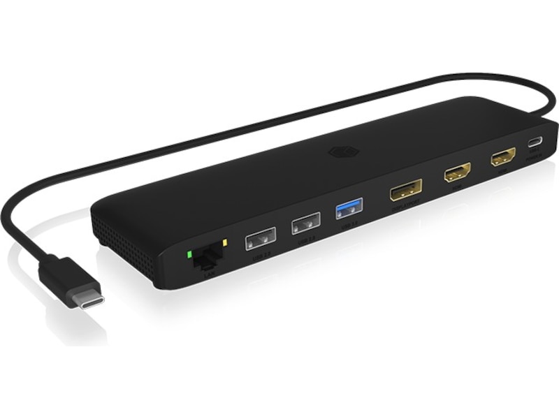 ICY BOX IB-DK2116-C Multi Docking Dockingstasjon & USB-HUB