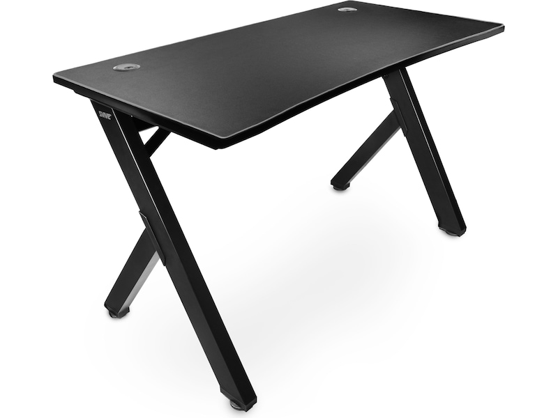 Svive Cygnus Gaming Desk matt sort med grå sømmer Gaming desk