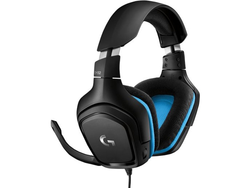 Logitech G432 Gaming Headset (sort/blå) Gaming headset