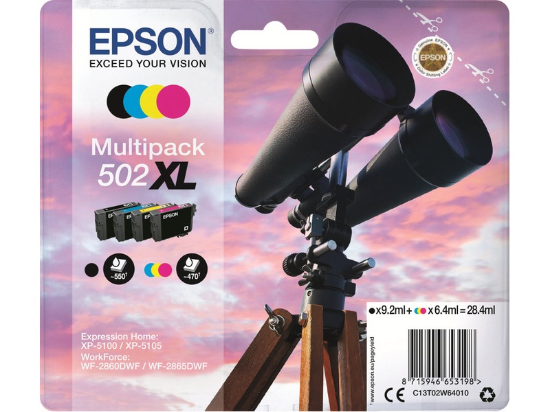 Epson Blekk 502XL Multipack Blekkpatroner