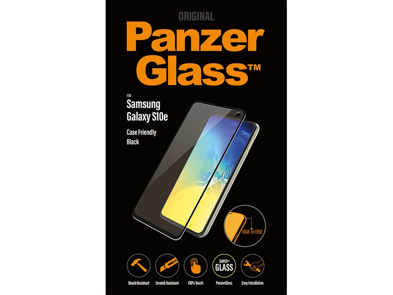 PanzerGlass Galaxy S10e Skjermbeskytter (sort) Skjermbeskyttelse