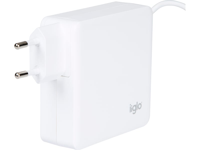 iiglo universal lader for PC, mobil og nettbrett, USB-C 90W Batteri og lader