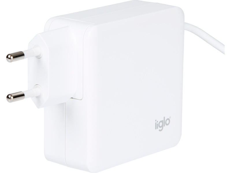 iiglo universal lader for PC, mobil og nettbrett USB-C 65W Batteri og lader
