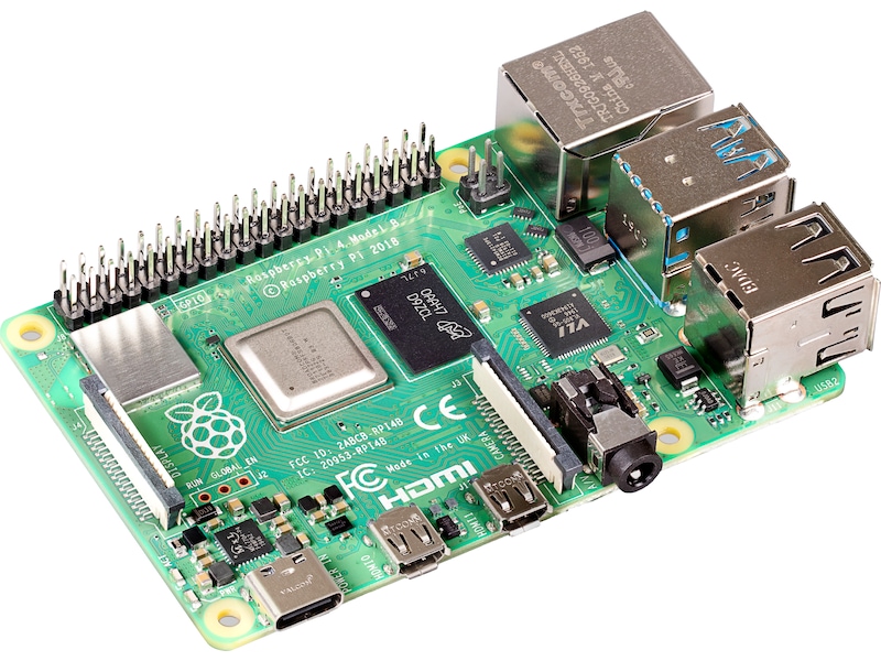 Raspberry Pi 4 Model B, 8GB RAM Integrert CPU