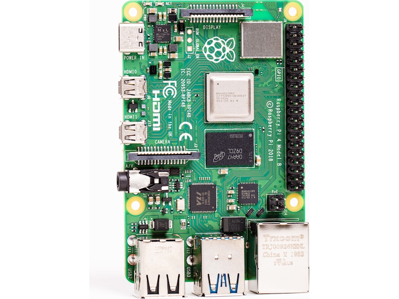 Raspberry Pi 4 Model B, 8GB RAM Integrert CPU