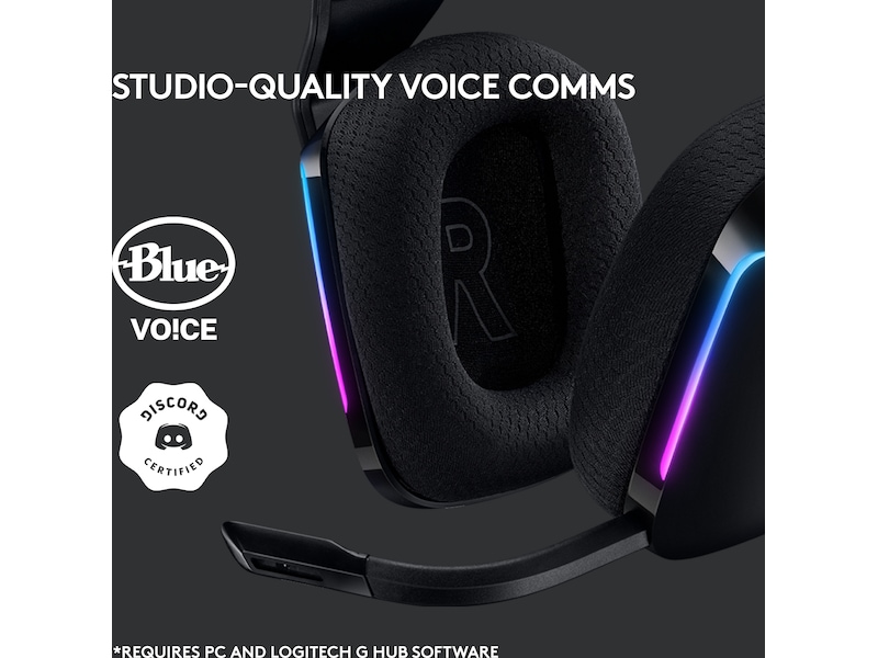 Logitech G733 LIGHTSPEED Trådløst Gaming Headset (sort) Gaming headset