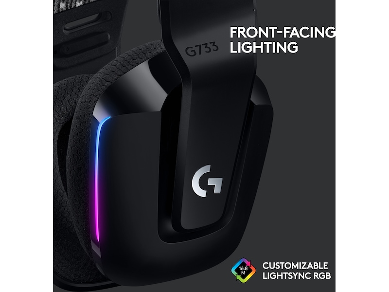 Logitech G733 LIGHTSPEED Trådløst Gaming Headset (sort) Gaming headset