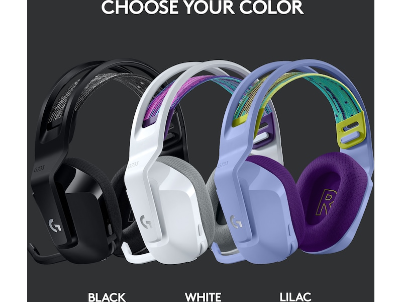 Logitech G733 LIGHTSPEED Trådløst Gaming Headset (sort) Gaming headset