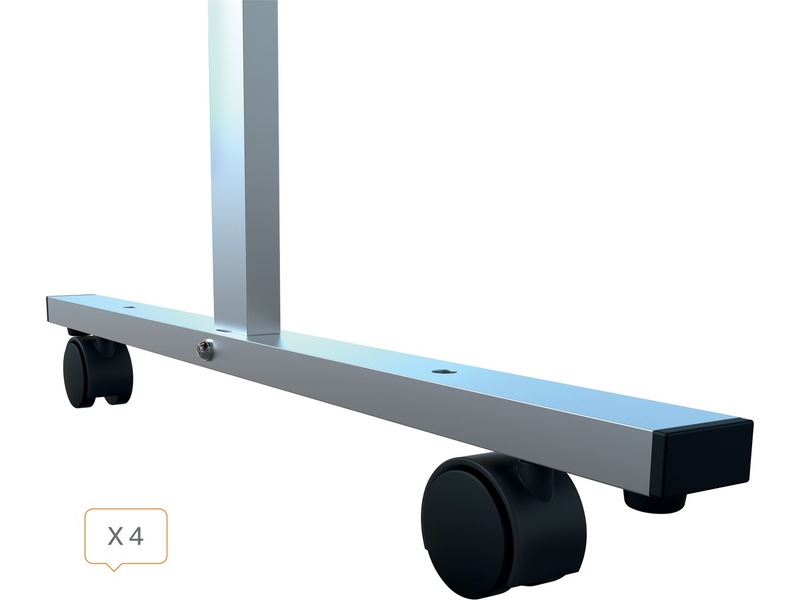 Nobo hjul til Premium Plus skjermvegg - 4 hjul Tilbehør til arbeidssteder og avlukker