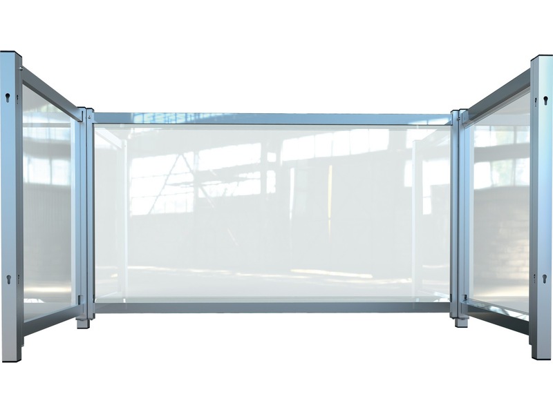 Nobo Rammemodul for Modular skilleveggsystem Premium Plus Tilbehør til arbeidssteder og avlukker