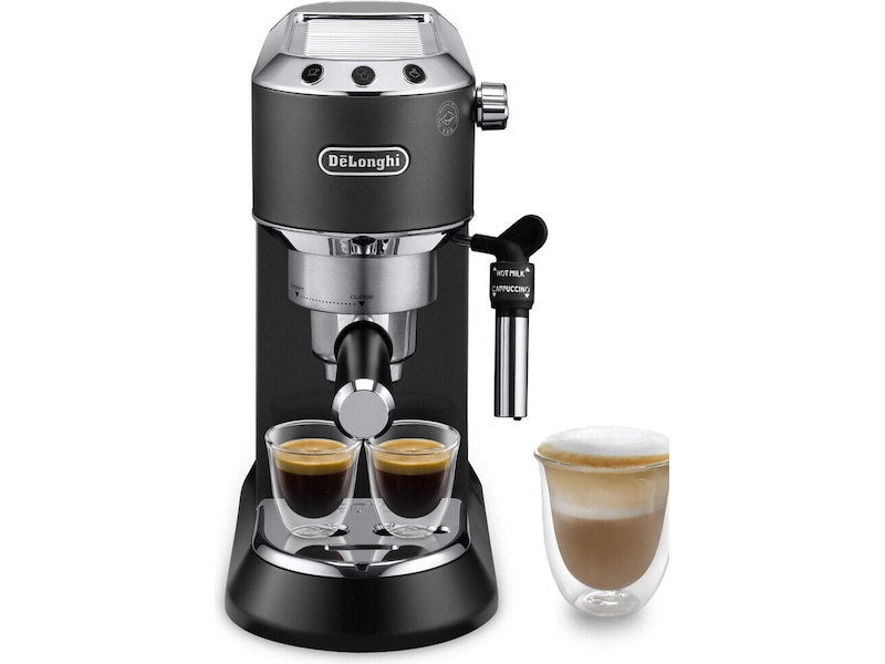 DeLonghi Dedica Style EC685.BK Manuell espressomaskin (sort) Espressomaskiner