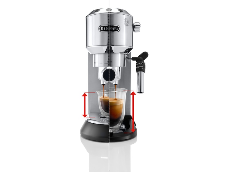 DeLonghi Dedica Style EC685.M Manuell espressomaskin (sølv) Espressomaskiner