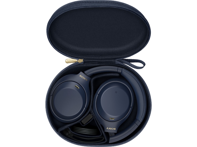 Sony WH-1000XM4 trådløse hodetelefoner, Over-Ear (blå) Hodetelefoner