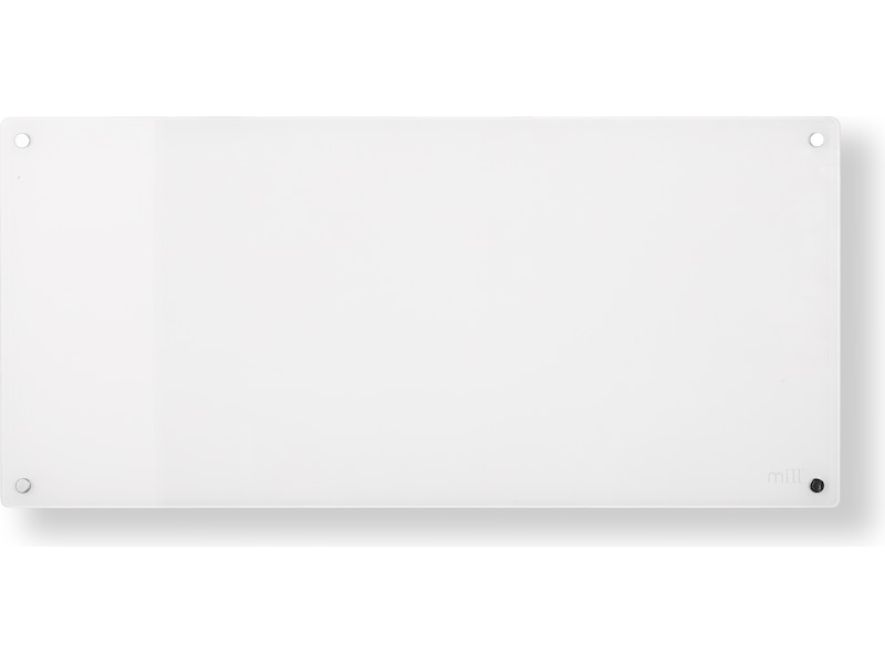 Mill Glass panelovn 1000W (hvit) Panelovner