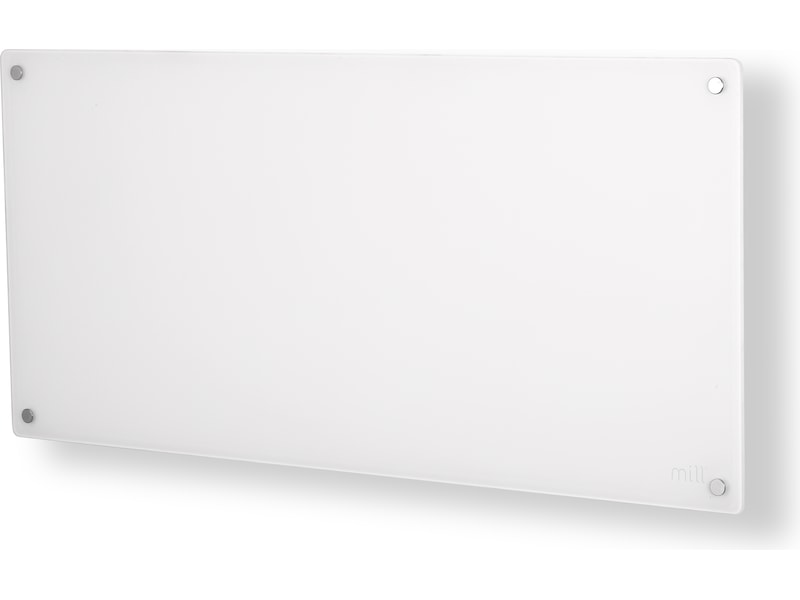 Mill Glass panelovn 1000W (hvit) Panelovner
