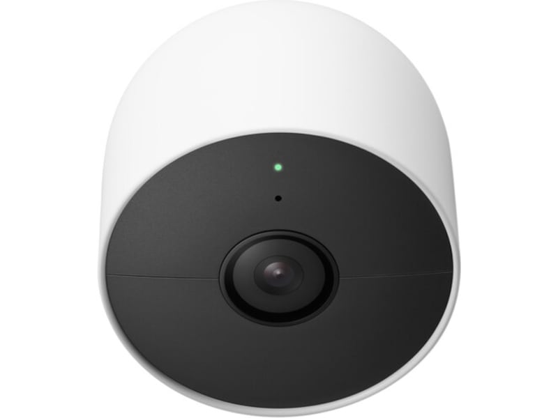 Google Nest Kamera -utendørs/innendørs, batteri (hvit) Overvåkningskameraer