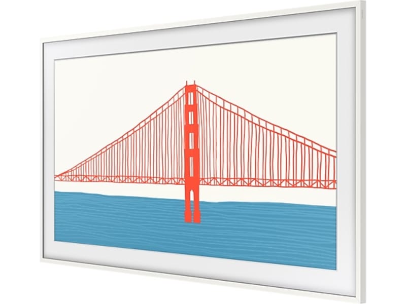 Samsung 75" ramme til The Frame (2021-2024, hvit) TV-ramme & tilbehør