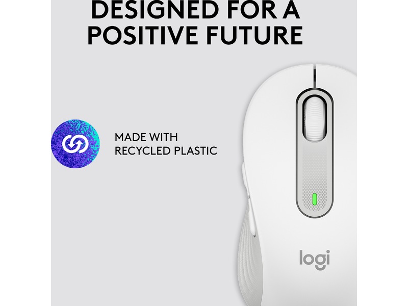 Logitech Signature M650 Large trådløs mus Offwhite Mus