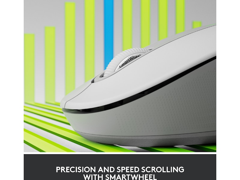 Logitech Signature M650 Large trådløs mus Offwhite Mus