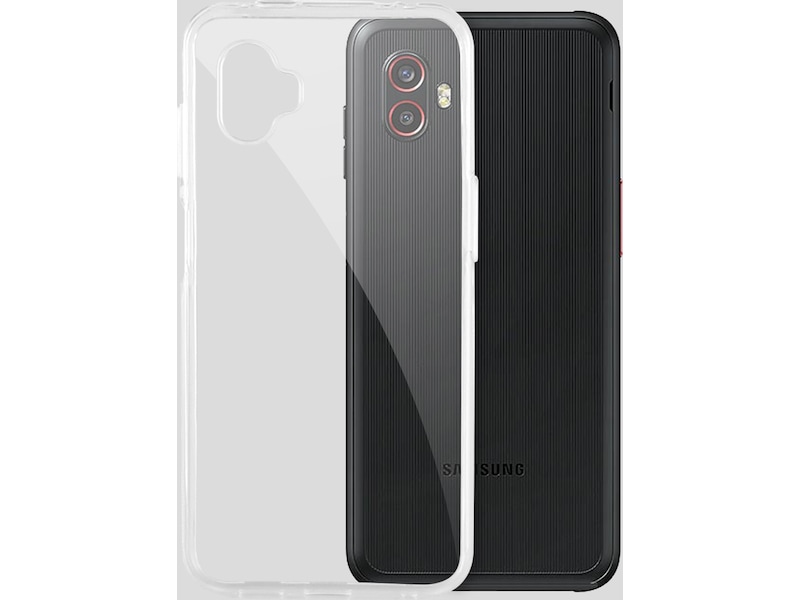 iiglo Galaxy Xcover 6 Pro Silikondeksel (gjennomsiktig) Deksel til mobiltelefon