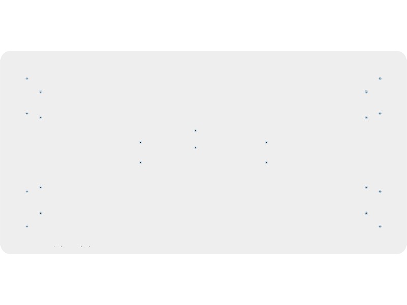 iiglo Skrivebordsplate 150cm (hvit) Bordplate