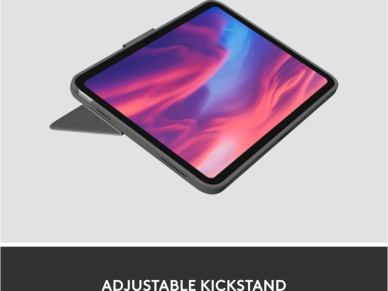 Logitech iPad 10,9" / 11" Combo Touch Tastaturdeksel (oxford grey) Deksel til nettbrett