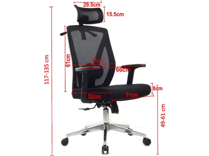 KENSON TERA Kontor- og gamingstol (sort) Kontorstoler