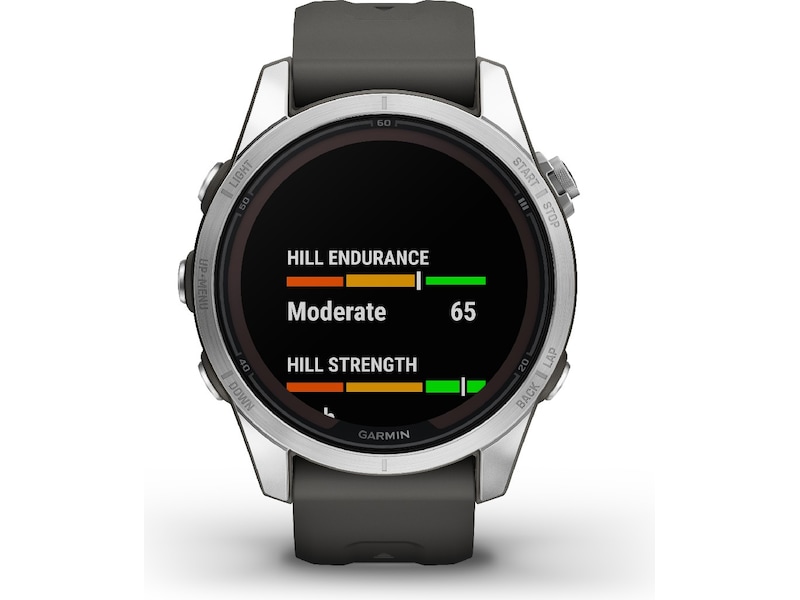 Garmin fenix 7S Pro Solar 42mm GPS (silver/graphite) Smartklokker