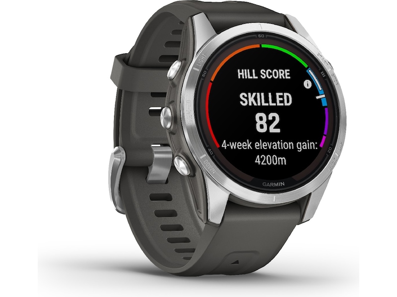 Garmin fenix 7S Pro Solar 42mm GPS (silver/graphite) Smartklokker