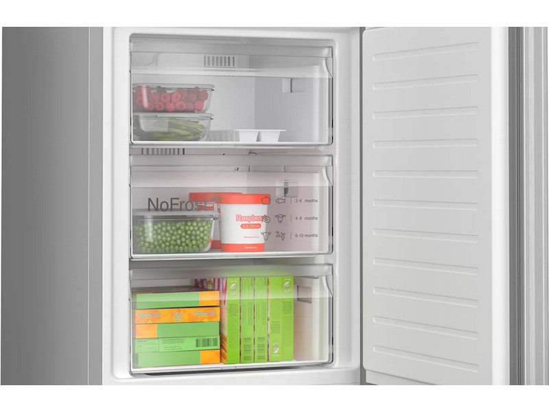 Bosch Serie 4 KGN392LDF Kombiskap (inox) Kombiskap