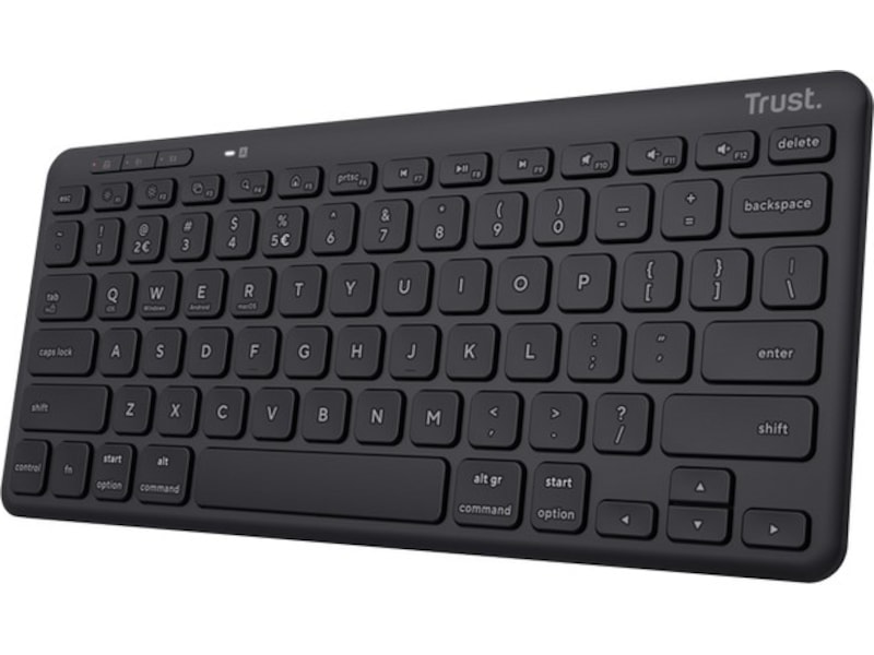 Trust Lyra kompakt trådløs tastatur Ergonomi