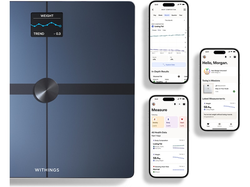 Withings Body Smart Wi-Fi badevekt (sort) Badevekt