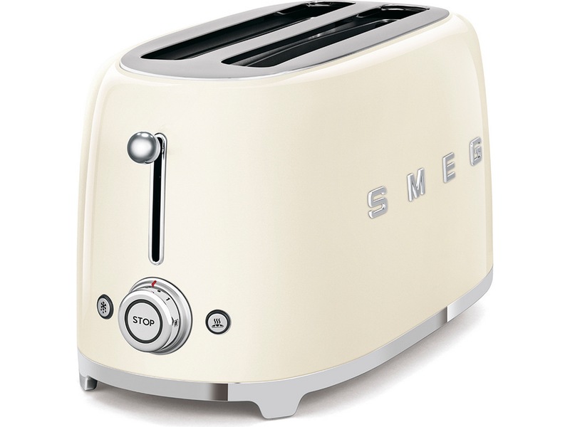 Smeg TSF02CREU 4x2 brødrister (cream) Brødristere