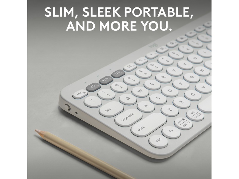 Pebble Keys 2 K380s (hvit) Tastatur