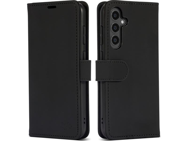 iiglo Galaxy S23 FE Lommebokdeksel (sort) Deksel til mobiltelefon