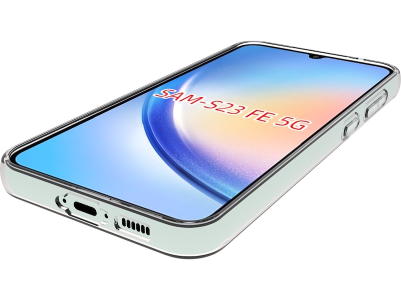 iiglo Galaxy S23 FE Silikondeksel (gjennomsiktig) Deksel til mobiltelefon