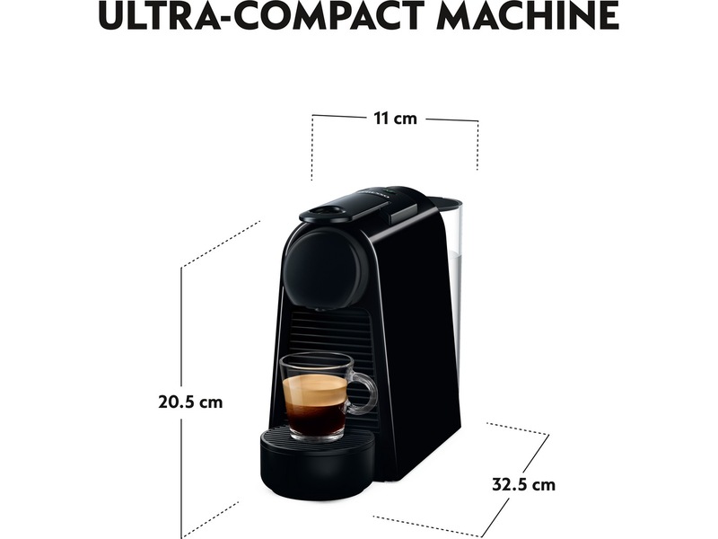 Nespresso Essenza Mini by De'Longhi Kapselmaskin (sort) Kapselmaskiner
