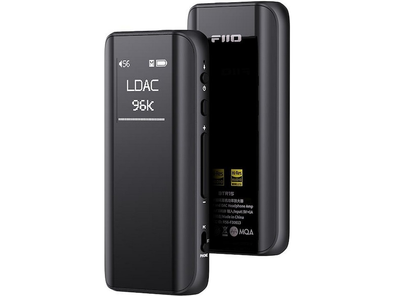 FiiO BTR15 Bluetooth hodetelefonforsterker DAC Hodetelefonforsterkere