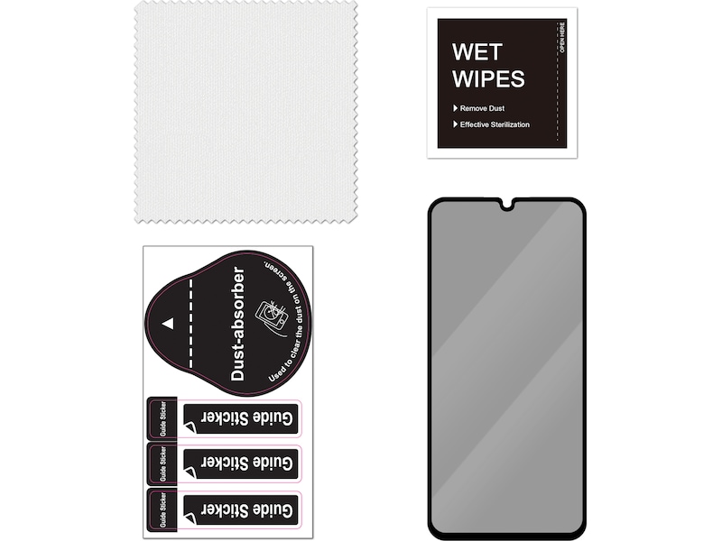 iiglo Samsung Galaxy A15 Privacy Skjermbeskytter Skjermbeskyttelse