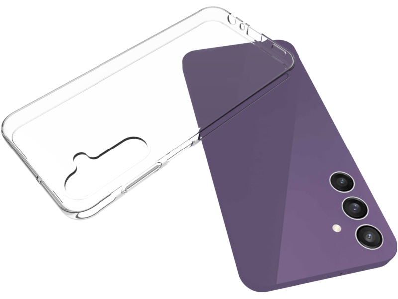 iiglo Samsung Galaxy A25 Silikondeksel (gjennomsiktig) Deksel til mobiltelefon