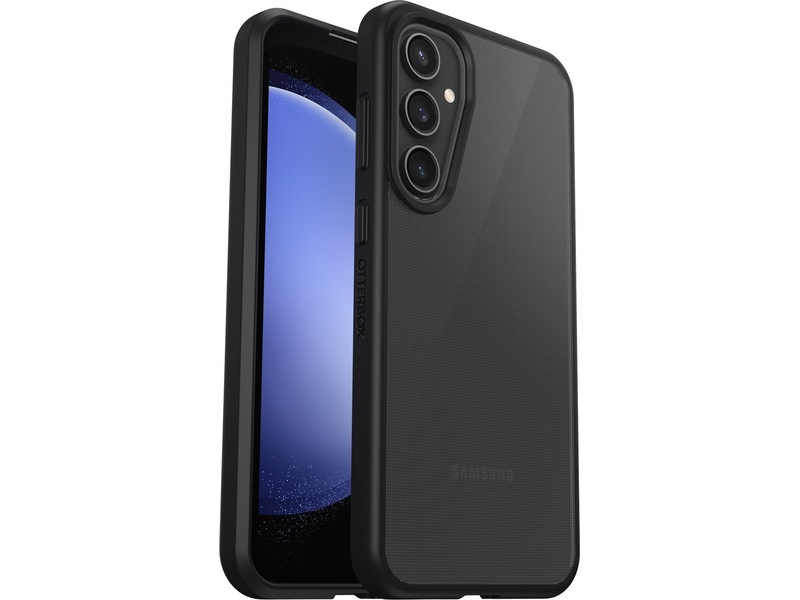 OtterBox Galaxy S23 FE Black React Deksel - ProPack (klar/sort) Deksel til mobiltelefon