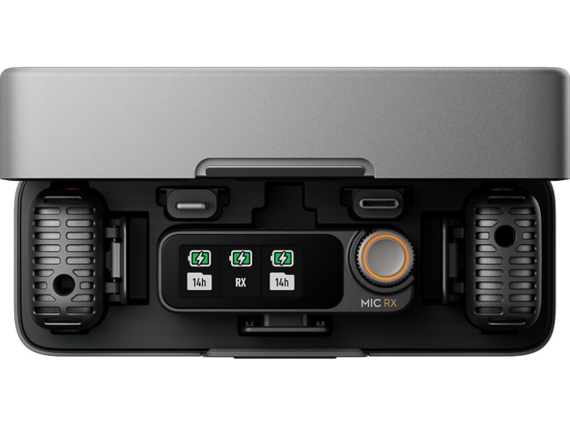 DJI Mic 2 (2 TX + 1 RX + Charging Case)  (shadow black) Kameramikrofon