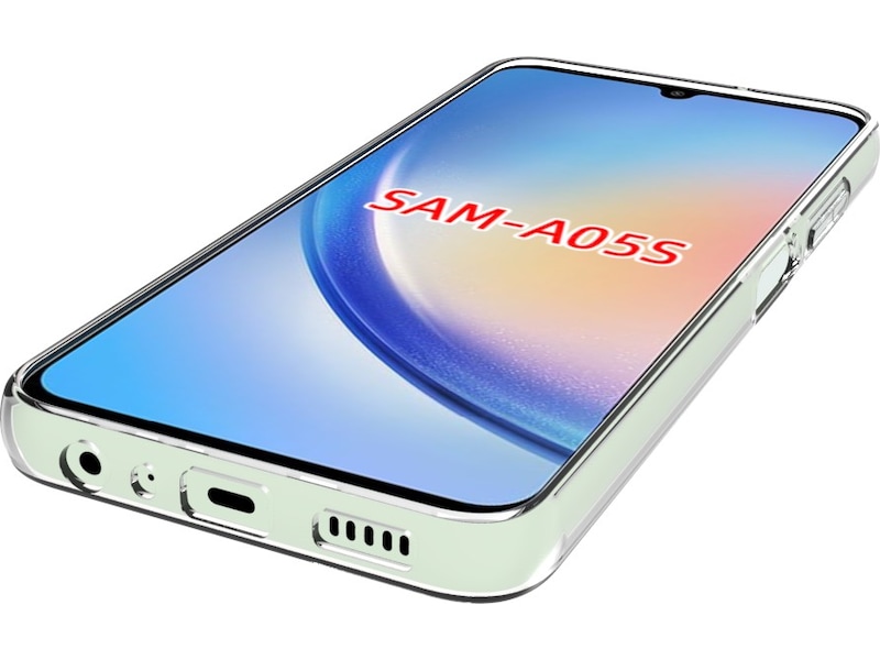 iiglo Galaxy A05S Silikondeksel (gjennomsiktig) Deksel til mobiltelefon