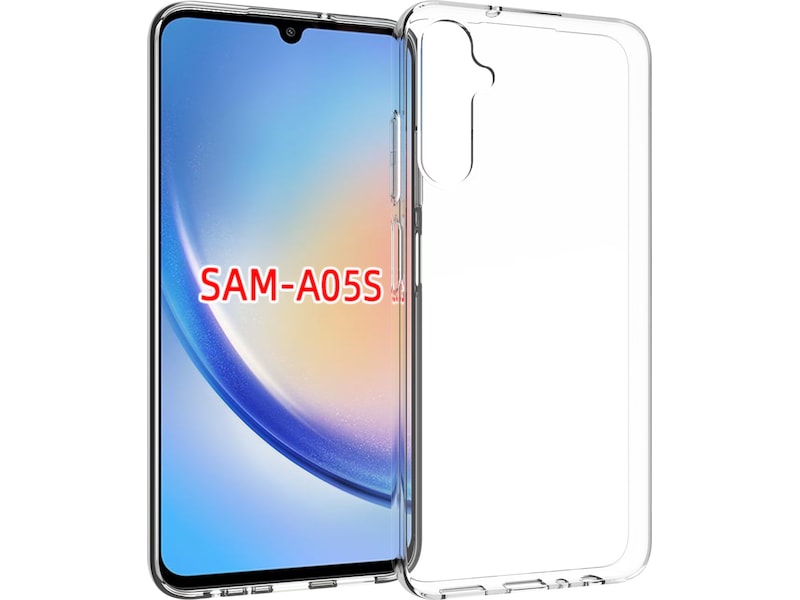 iiglo Galaxy A05S Silikondeksel (gjennomsiktig) Deksel til mobiltelefon