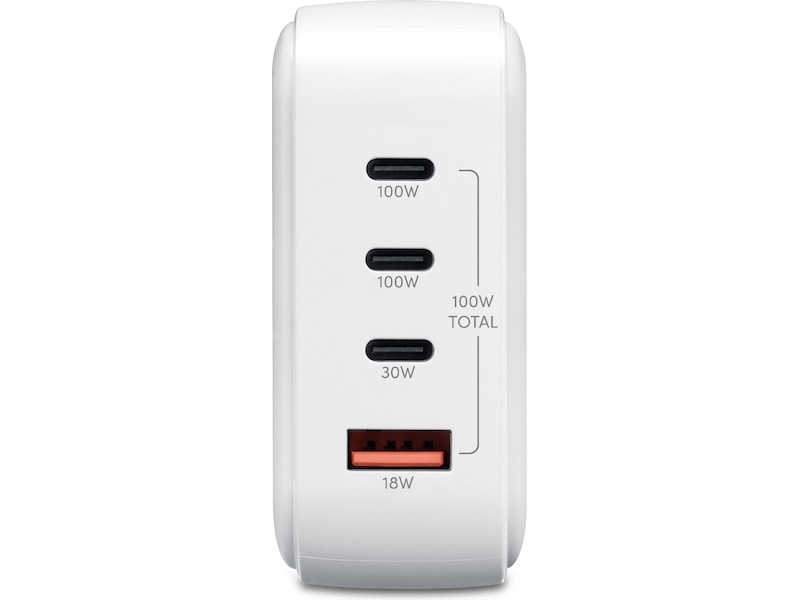 Andersson 100W Vegglader (hvit) Mobilladere