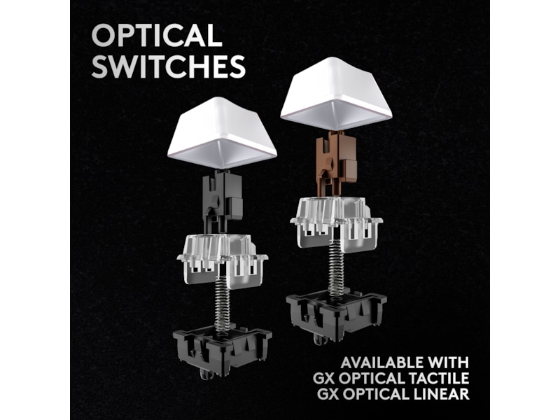 Logitech G Pro X 60 Lightspeed Tactile trådløst gamingtastatur (hvit) Gamingtastatur