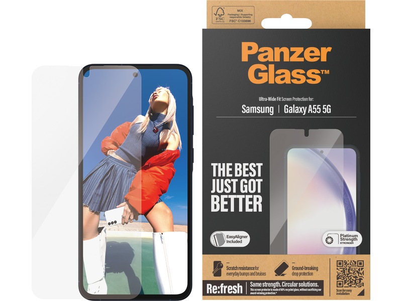 PanzerGlass Samsung Galaxy A55 5G/A35 5G Skjermbeskytter Skjermbeskyttelse