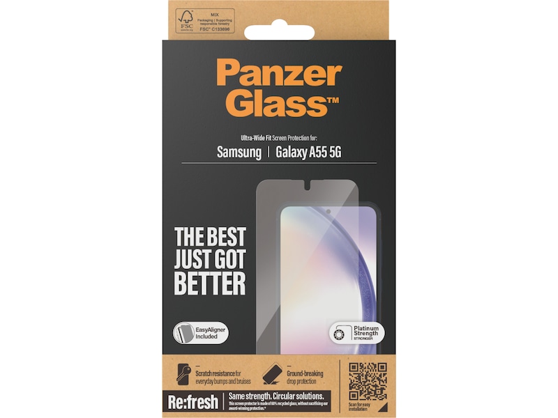 PanzerGlass Samsung Galaxy A55 5G/A35 5G Skjermbeskytter Skjermbeskyttelse